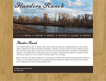 Tablet Screenshot of flandersranch.com